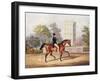 The Marquis of Anglesea on Horseback in Hyde Park, in His 80th Year, Engraved by J. Harris, 1847-George Henry Laporte-Framed Giclee Print