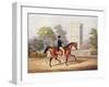 The Marquis of Anglesea on Horseback in Hyde Park, in His 80th Year, Engraved by J. Harris, 1847-George Henry Laporte-Framed Giclee Print