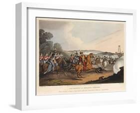 The Marquis of Anglesea [Sic] Wounded-John Augustus Atkinson-Framed Giclee Print