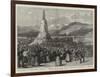 The Marquis of Breadalbane Unveiling a Memorial to the Black Watch (Forty-Second Highlanders) at Ab-null-Framed Giclee Print