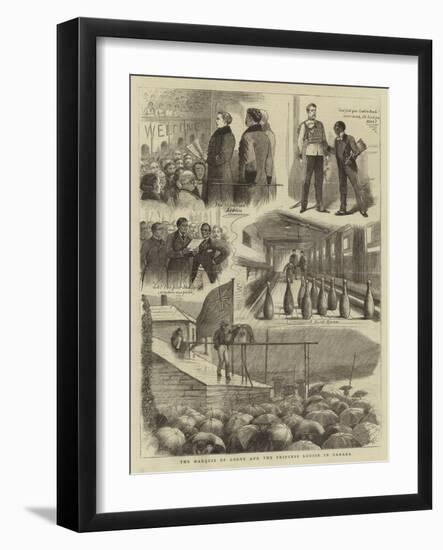 The Marquis of Lorne and the Princess Louise in Canada-William Ralston-Framed Giclee Print