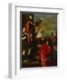 The Marquis of Vasto Addressing His Soldiers-Titian (Tiziano Vecelli)-Framed Giclee Print