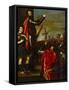 The Marquis of Vasto Addressing His Soldiers-Titian (Tiziano Vecelli)-Framed Stretched Canvas