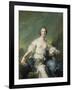 The Marquise De Baglion as Flora, 1746-Jean-Marc Nattier-Framed Giclee Print