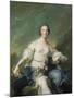 The Marquise De Baglion as Flora, 1746-Jean-Marc Nattier-Mounted Giclee Print