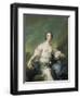 The Marquise De Baglion as Flora, 1746-Jean-Marc Nattier-Framed Giclee Print