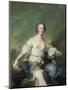 The Marquise De Baglion as Flora, 1746-Jean-Marc Nattier-Mounted Giclee Print