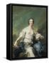 The Marquise De Baglion as Flora, 1746-Jean-Marc Nattier-Framed Stretched Canvas