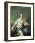 The Marquise De Baglion as Flora, 1746-Jean-Marc Nattier-Framed Giclee Print