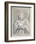 The Marquise De Brinvilliers on the Way to Her Death (Chalk and Pencil on Paper)-Jean Restout-Framed Giclee Print