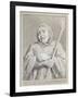 The Marquise De Brinvilliers on the Way to Her Death (Chalk and Pencil on Paper)-Jean Restout-Framed Giclee Print