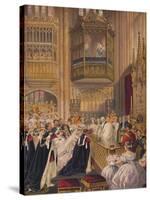 'The Marriage', 1863-Robert Dudley-Stretched Canvas