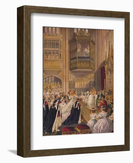 'The Marriage', 1863-Robert Dudley-Framed Giclee Print