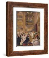 'The Marriage', 1863-Robert Dudley-Framed Giclee Print