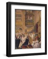 'The Marriage', 1863-Robert Dudley-Framed Giclee Print