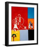 The marriage, 2001(oil on linen)-Cristina Rodriguez-Framed Giclee Print