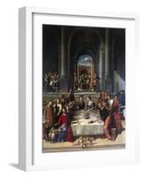 The Marriage at Cana, 1531-Benvenuto Tisi Da Garofalo-Framed Giclee Print