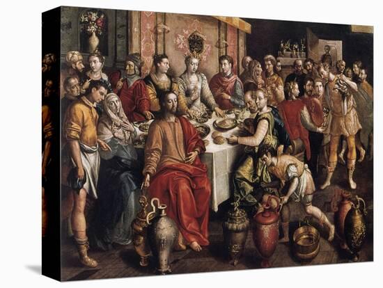 The Marriage at Cana, 1596-1597-Martin de Vos-Stretched Canvas
