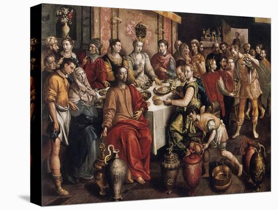 The Marriage at Cana, 1596-1597-Martin de Vos-Stretched Canvas