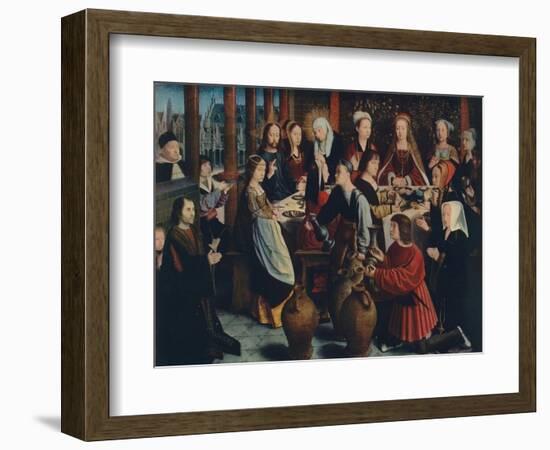 'The Marriage at Cana', c1500-Gerard David-Framed Giclee Print