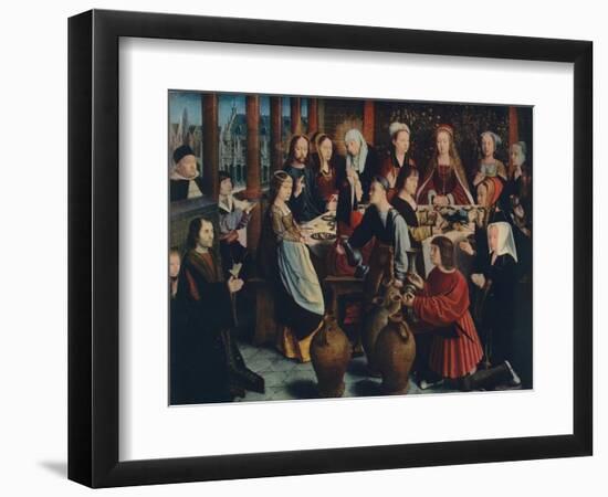 'The Marriage at Cana', c1500-Gerard David-Framed Giclee Print