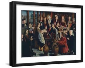 'The Marriage at Cana', c1500-Gerard David-Framed Giclee Print