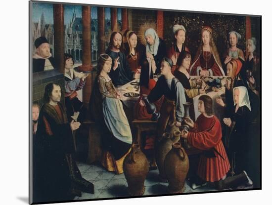 'The Marriage at Cana', c1500-Gerard David-Mounted Giclee Print