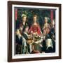 The Marriage at Cana, Detail of the Bride and Surrounding Guests-Gerard David-Framed Giclee Print