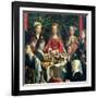 The Marriage at Cana, Detail of the Bride and Surrounding Guests-Gerard David-Framed Giclee Print