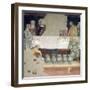 The Marriage at Cana, from a Series of Scenes of the New Testament-Barna Da Siena-Framed Giclee Print
