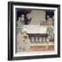 The Marriage at Cana, from a Series of Scenes of the New Testament-Barna Da Siena-Framed Giclee Print