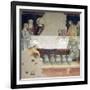 The Marriage at Cana, from a Series of Scenes of the New Testament-Barna Da Siena-Framed Giclee Print