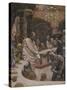 The Marriage at Cana from 'The Life of Our Lord Jesus Christ'-James Jacques Joseph Tissot-Stretched Canvas