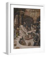 The Marriage at Cana from 'The Life of Our Lord Jesus Christ'-James Jacques Joseph Tissot-Framed Giclee Print