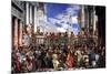 The Marriage at Cana-Paolo Veronese-Mounted Premium Giclee Print