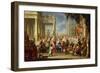 The Marriage at Cana-Johann Georg Platzer-Framed Giclee Print