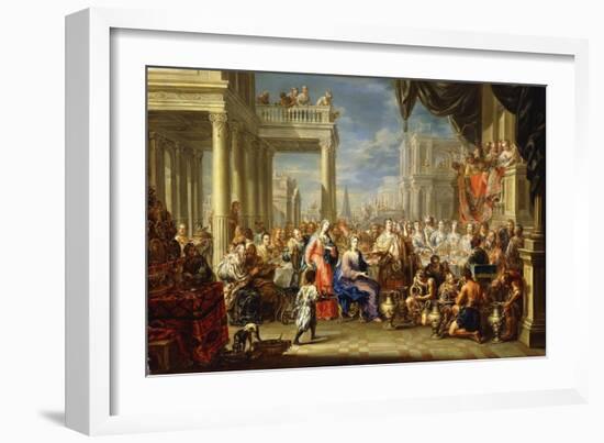 The Marriage at Cana-Johann Georg Platzer-Framed Giclee Print