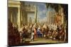 The Marriage at Cana-Johann Georg Platzer-Mounted Giclee Print