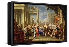 The Marriage at Cana-Johann Georg Platzer-Framed Stretched Canvas