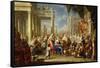 The Marriage at Cana-Johann Georg Platzer-Framed Stretched Canvas