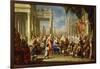 The Marriage at Cana-Johann Georg Platzer-Framed Giclee Print