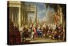 The Marriage at Cana-Johann Georg Platzer-Stretched Canvas