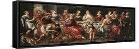 The Marriage at Cana-Hendrik De Clerck-Framed Stretched Canvas