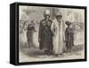 The Marriage at St Petersburg, Schamyl and His Son at the Ball at the Imperial Palace-null-Framed Stretched Canvas