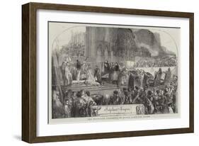 The Marriage Ceremony in Notre Dame, the Altar-null-Framed Giclee Print