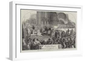 The Marriage Ceremony in Notre Dame, the Altar-null-Framed Giclee Print