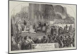 The Marriage Ceremony in Notre Dame, the Altar-null-Mounted Giclee Print
