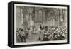 The Marriage Ceremony in Whippingham Church-Adrien Emmanuel Marie-Framed Stretched Canvas