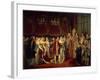 The Marriage Ceremony of Napoleon I and Archduchess Marie-Louis on 2nd April 1810-Rouget-Framed Giclee Print