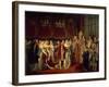 The Marriage Ceremony of Napoleon I and Archduchess Marie-Louis on 2nd April 1810-Rouget-Framed Giclee Print